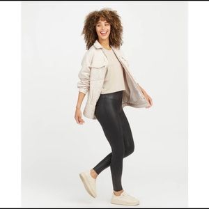 SPANX - Faux Leather Leggings 😍